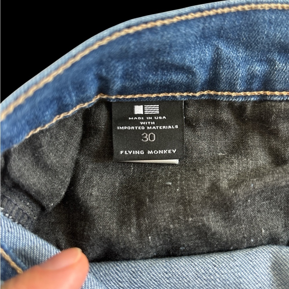 🍀🍂Flying Monkey Classic Blue Denim Shorts - Picture 4 of 4